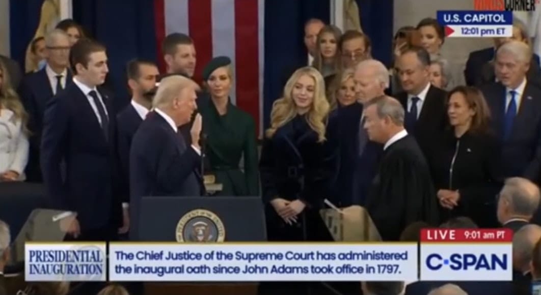 Juan O Savin on the Swearing-in Ceremony